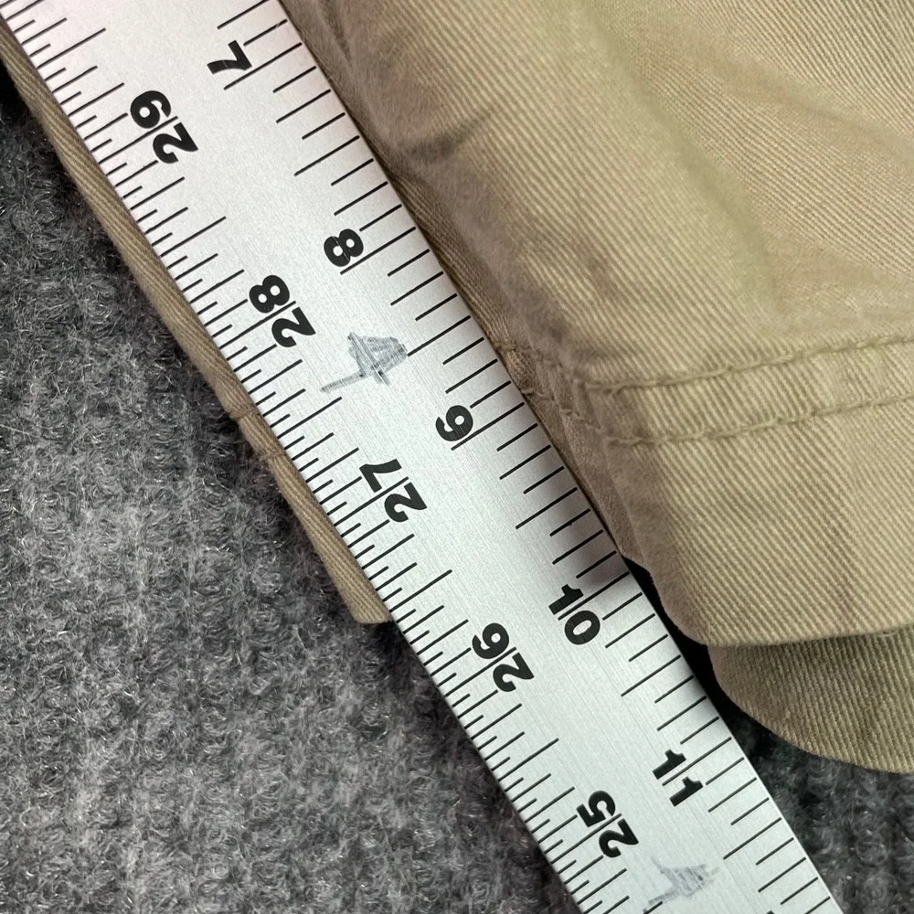 Unionbay Cargo Shorts Mens 32 Tan Khaki Palm Vintage Cotton Twill Utility Hiking